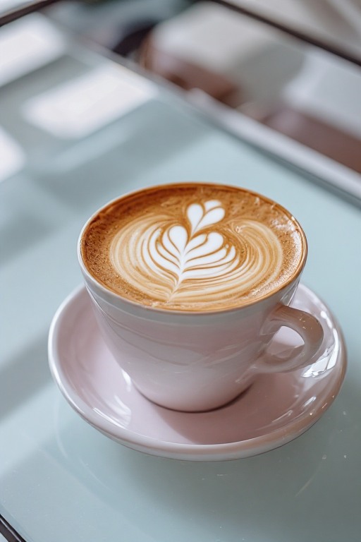 Latte art de la casa